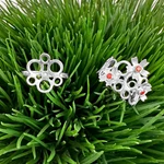Sterling Silver Phlox Flower Solder Ornament